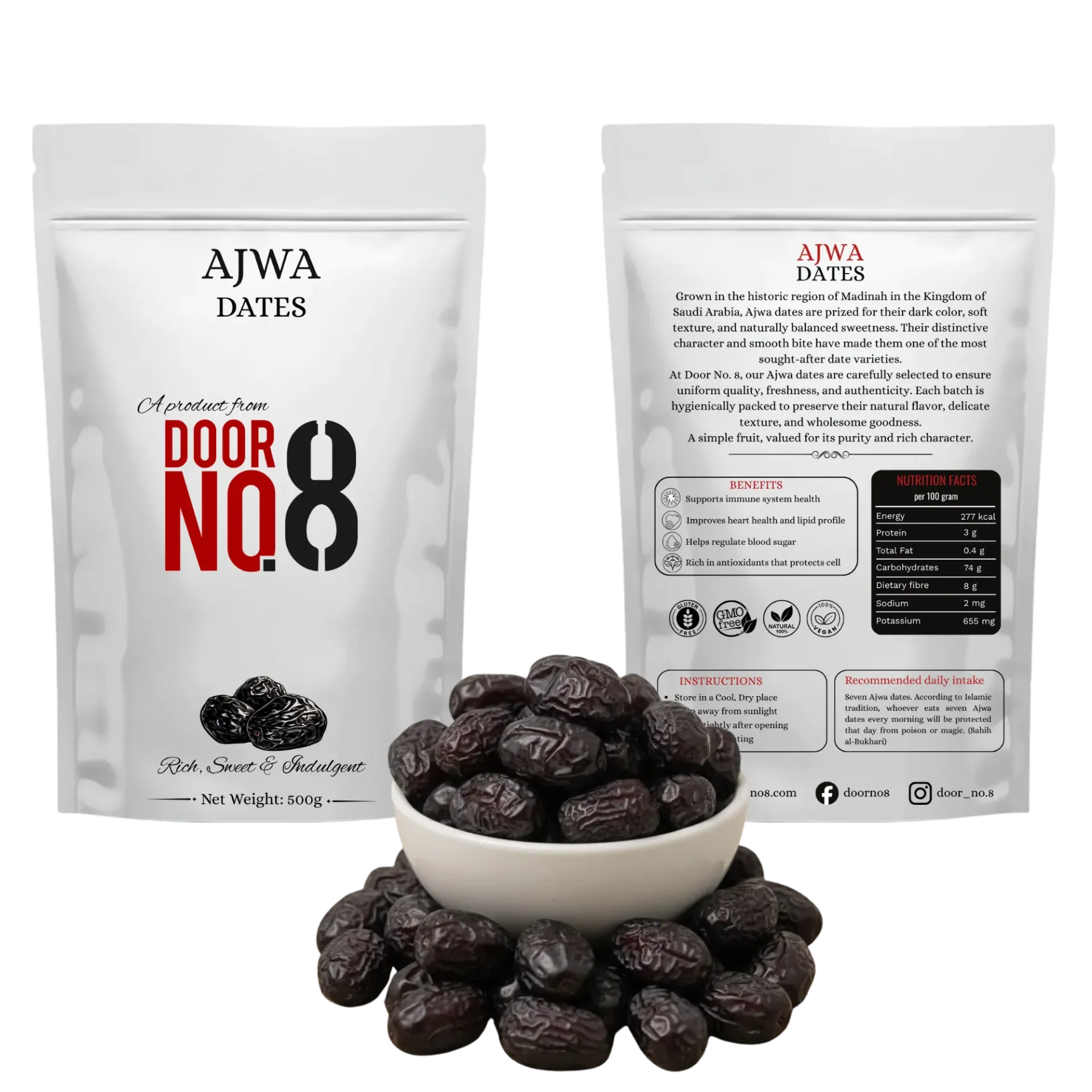 Ajwa Dates (500 Grams)