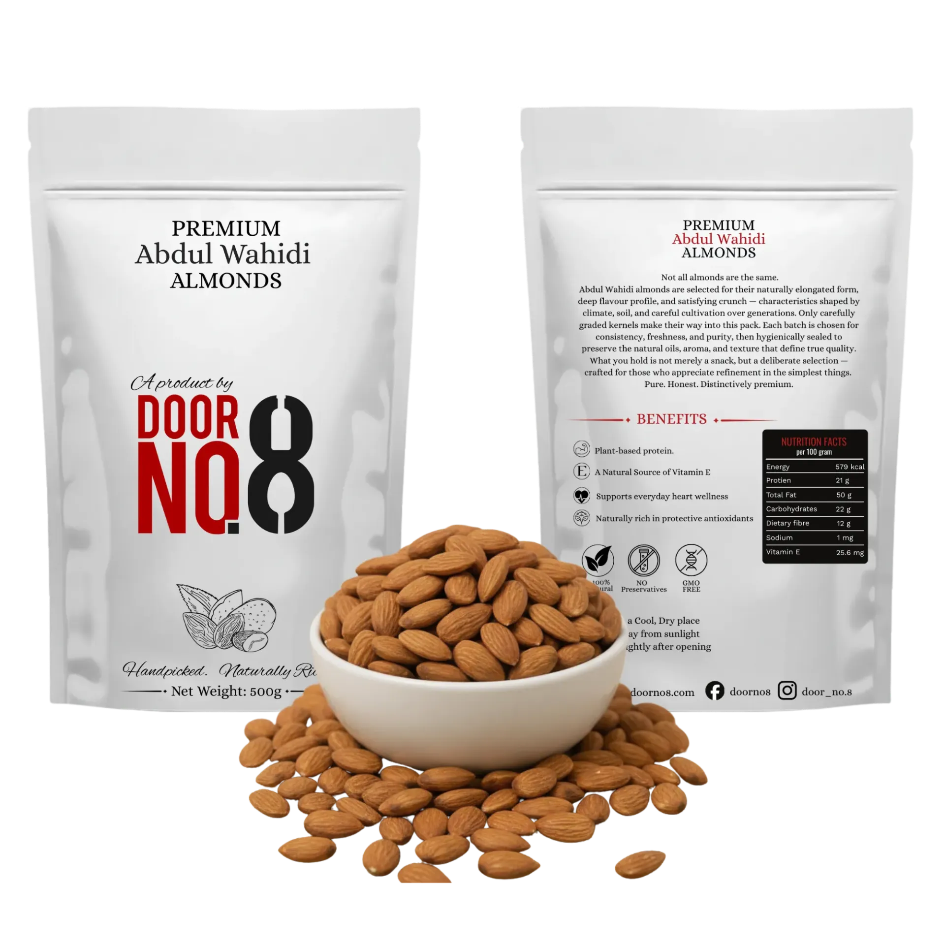 Abdul Wahidi (Almonds) (500 Grams)