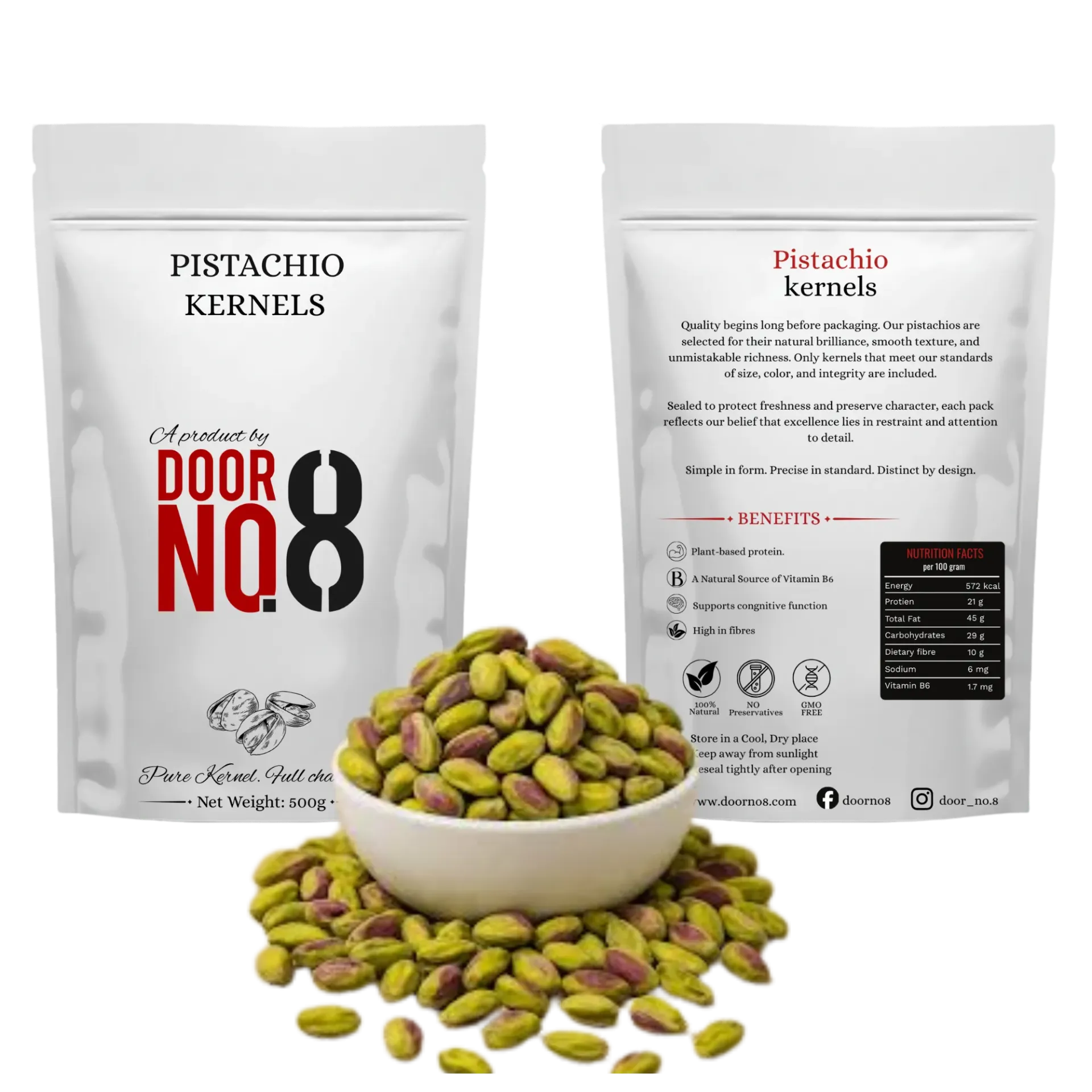 Pistachio Kernels (500 Grams)