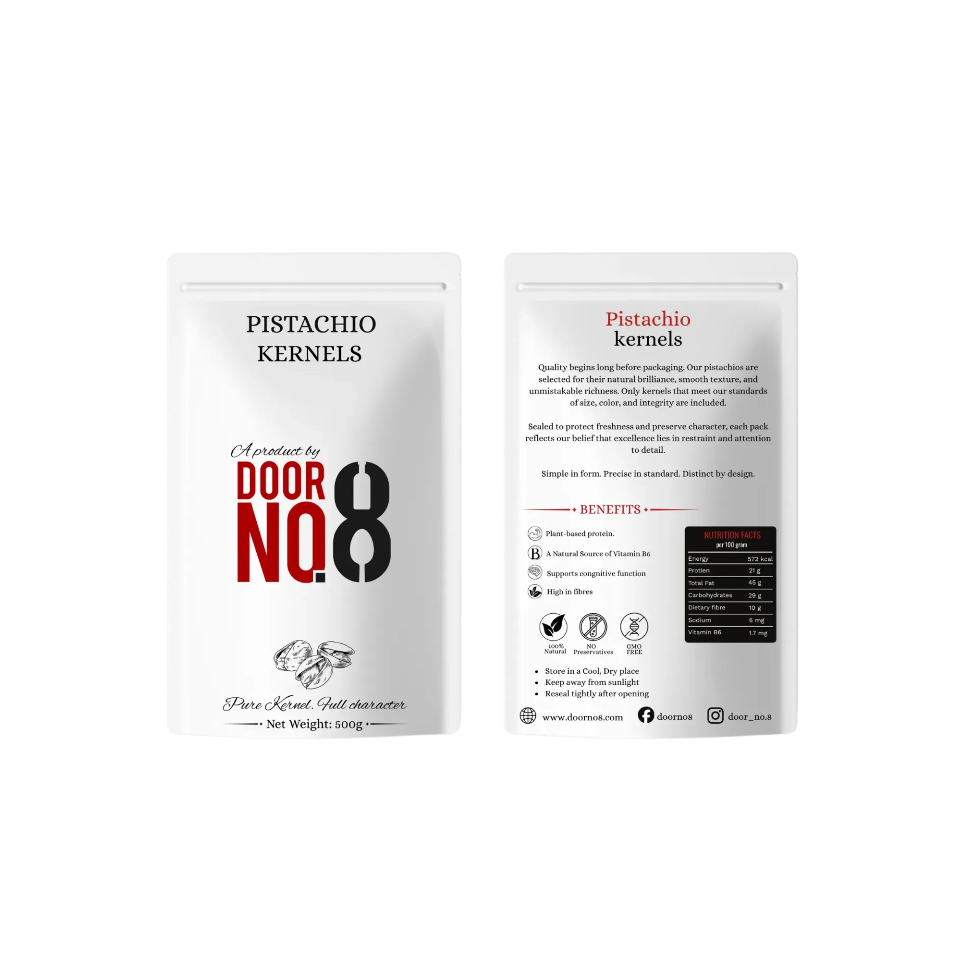 Pistachios Kernels (500 Grams)