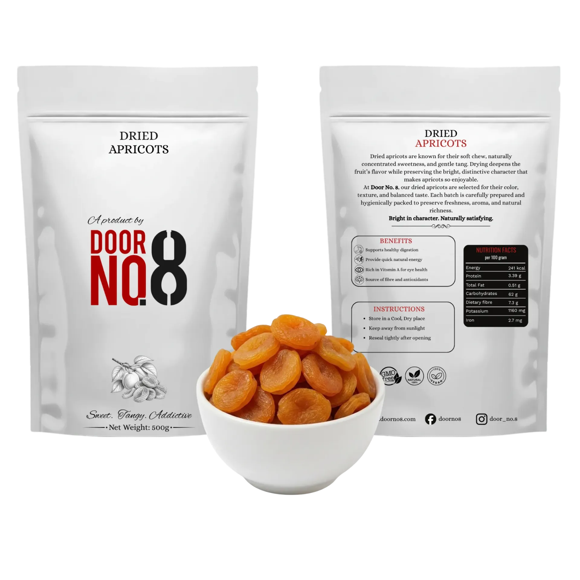Dried Apricots (500 Grams)