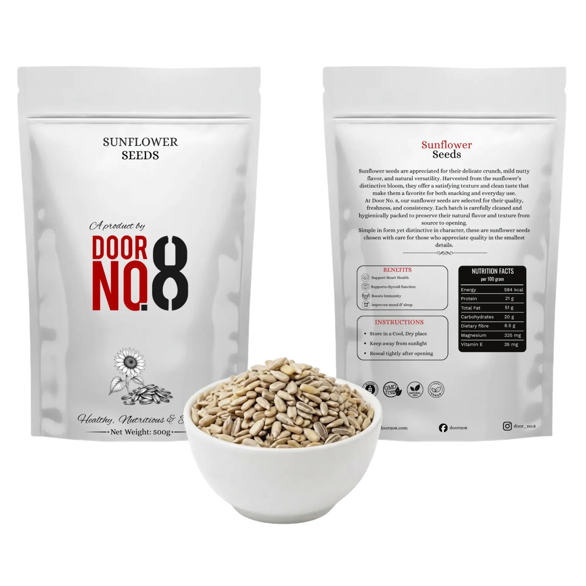 Sunflower Seeds (500 Grams)
